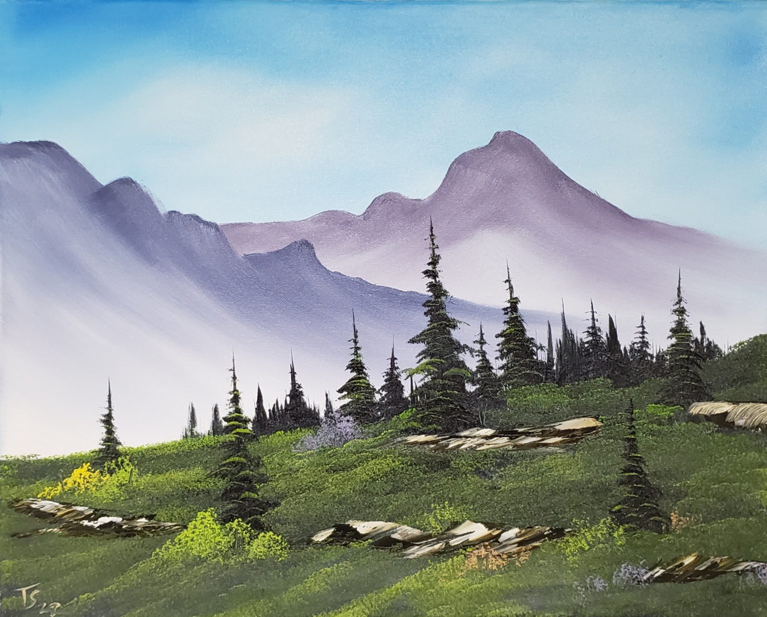 Learn To Paint Like Bob Ross In Fenton Natures Brush Studio